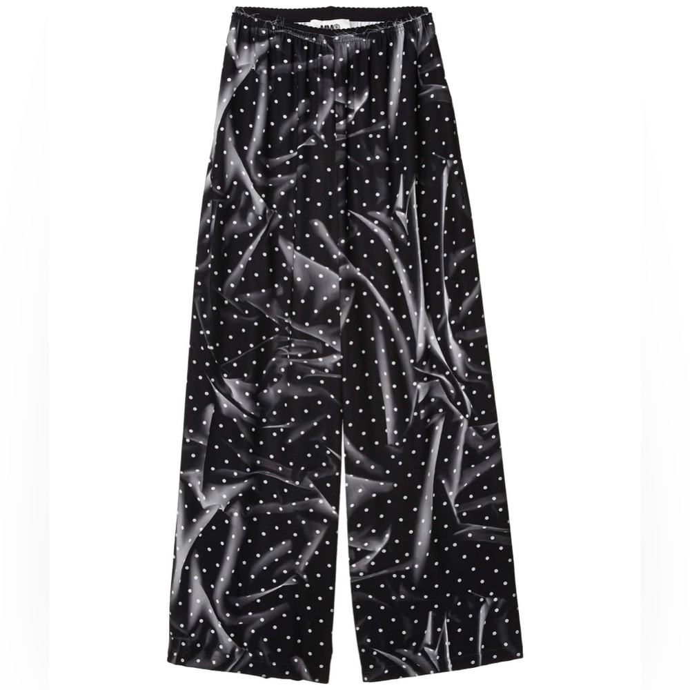 Maison Margiela MM6 Printed Dot Detail Big Pants NWOT